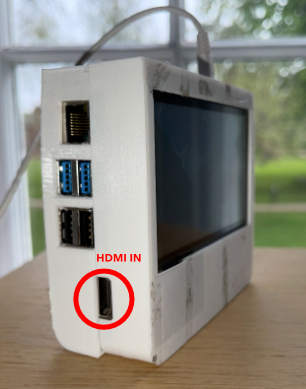 Trent HDMI input on the left side