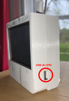 Trent USB OTG port on the right side